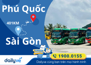 Vé xe từ Phú Quốc đi Sài Gòn