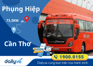 Vé xe từ Phụng Hiệp đi Cần Thơ