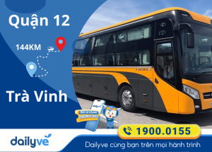 Vé xe từ Quận 12 đi Trà Vinh