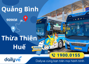 Vé xe từ Quảng Bình đi Thừa Thiên Huế
