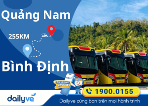 Vé xe từ Quảng Nam đi Bình Định