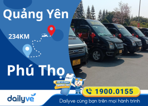 Vé xe từ Quảng Yên đi Phú Thọ