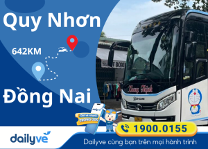 Vé xe từ Quy Nhơn đi Đồng Nai