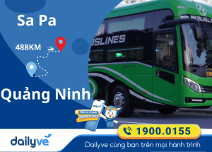 Vé xe từ Sa Pa đi Quảng Ninh