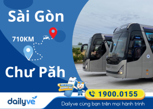 Vé xe từ Sài Gòn đi Chư Păh