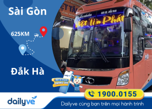 Vé xe từ Sài Gòn đi Đắk Hà