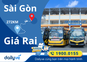 Vé xe từ Sài Gòn đi Giá Rai