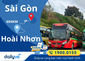 Vé xe từ Sài Gòn đi Hoài Nhơn
