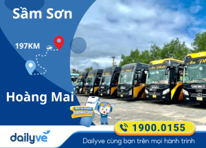 Vé xe từ Sầm Sơn đi Hoàng Mai