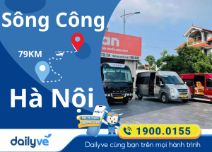 Vé xe từ Sông Công đi Hà Nội