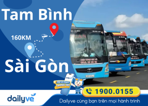 Vé xe từ Tam Bình đi Sài Gòn