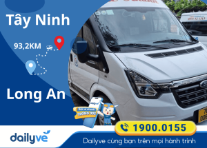 Vé xe từ Tây Ninh đi Long An