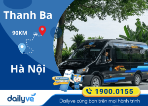 Vé xe từ Thanh Ba đi Hà Nội