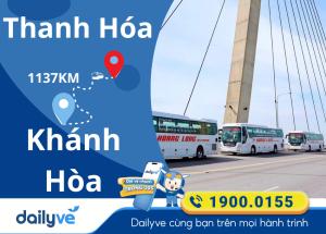 Vé xe từ Thanh Hóa đi Khánh Hòa