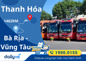 Vé xe từ Thanh Hóa đi Bà Rịa-Vũng Tàu