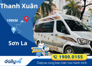 Vé xe từ Thanh Xuân đi Sơn La