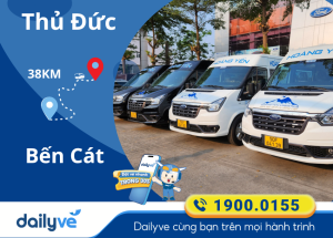 Vé xe từ Thủ Đức đi Bến Cát
