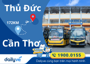 Vé xe từ Thủ Đức đi Cần Thơ