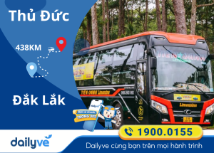 Vé xe từ Thủ Đức đi Đắk Lắk