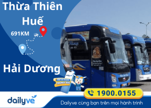 Vé xe từ Thừa Thiên Huế đi Hải Dương