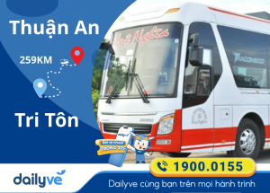 Vé xe từ Thuận An đi Tri Tôn