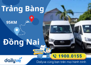 Vé xe từ Trảng Bàng đi Đồng Nai