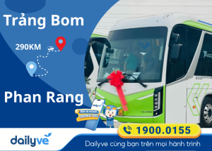 Vé xe từ Trảng Bom đi Phan Rang