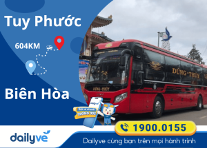 Vé xe từ Tuy Phước đi Biên Hòa