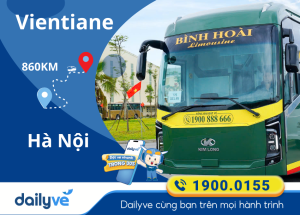 Vé xe từ vientiane đi Hà Nội