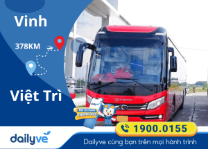 Vé xe từ Vinh đi Việt Trì