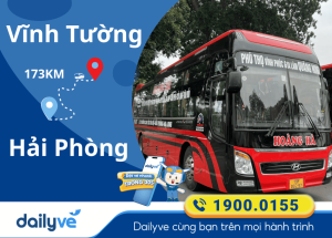 Vé xe từ Vĩnh Tường đi Hải Phòng