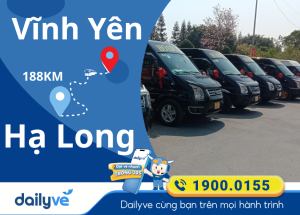 Vé xe từ Vĩnh Yên đi Hạ Long