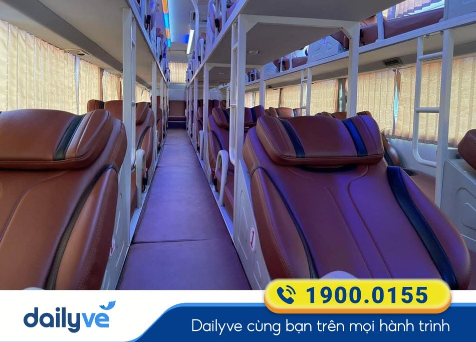 Xe giường nằm 40 chỗ tiện nghi của nhà xe Hải Bình