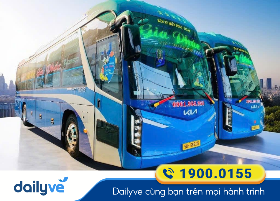 Nhà xe Gia Phúc (Gia Lai) từ Bình Phước đi Buôn Hồ