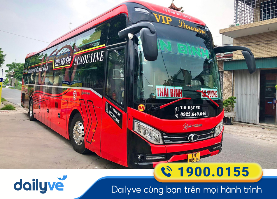 Nhà xe An Bình (Thái Bình) từ Bình Dương đi Thái Bình