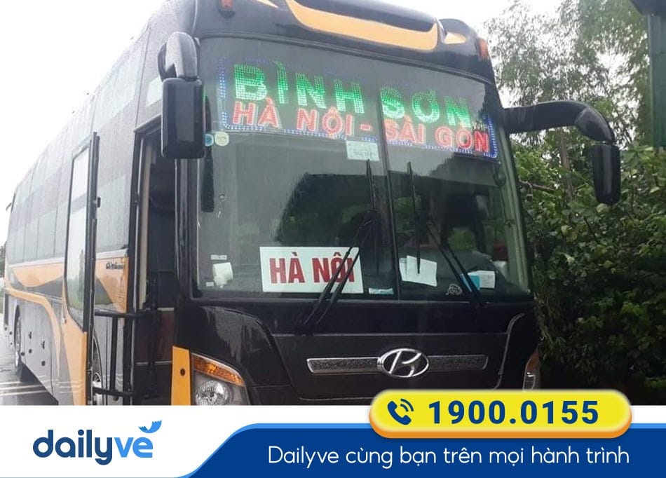 Nhà xe Bình Sơn tuyến xe Sài Gòn đi Hà Tĩnh uy tín