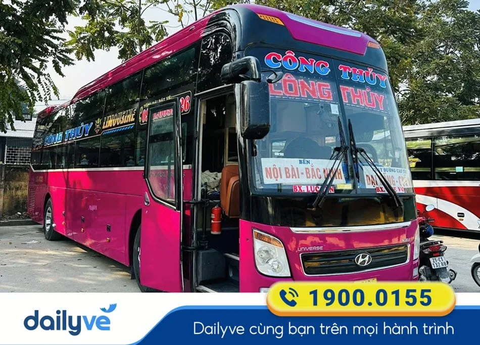 Nhà xe Công Thủy tuyến xe Sài Gòn đi Yên Bái giá rẻ