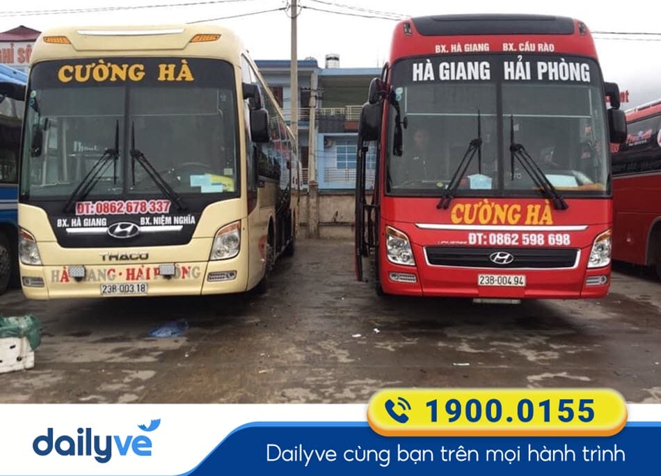 Nhà xe Cường Hà tuyến xe Hà Giang đi Nghệ An giá rẻ