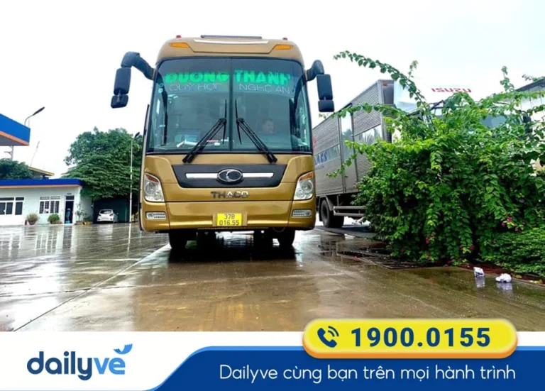 Nhà xe Dương Thanh tuyến xe Nghệ An đi Thái Nguyên giá tốt