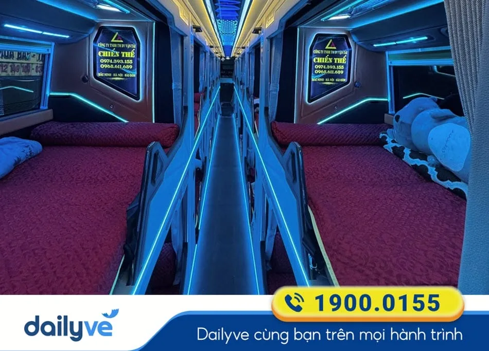 Thiết kế hiện đại xe Limousine 22 phòng của nhà xe Chiến Thế