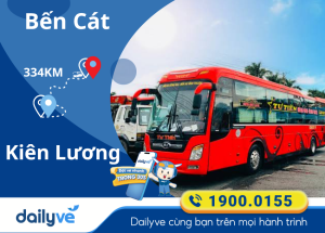 Vé xe từ Bến Cát đi Kiên Lương