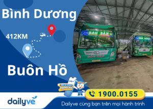 Vé xe từ Bình Dương đi Buôn Hồ