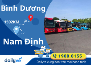 Vé xe từ Bình Dương đi Nam Định