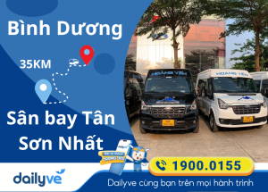 Vé xe từ Bình Dương đi Sân bay Tân Sơn Nhất