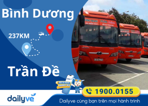 Vé xe từ Bình Dương đi Trần Đề