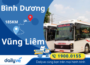 Vé xe từ Bình Dương đi Vũng Liêm