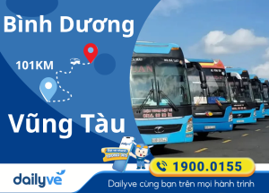 Vé xe từ Bình Dương đi Vũng Tàu