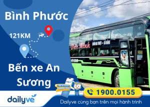 Vé xe từ Bình Phước đi Bến xe An Sương