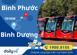 Vé xe từ Bình Phước đi Bình Dương