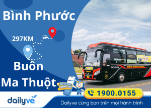 Vé xe từ Bình Phước đi Buôn Ma Thuột